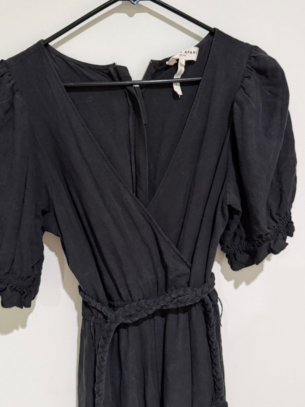 Apiece Apart Chabrol Black Jumpsuit Sz 6 - Picture 3 of 6